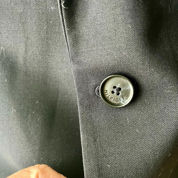 Tommy Hilfiger Men's Sport Coat Blazer Jacket 2 Buttons Navy - 40 R - Picture 2 of 14